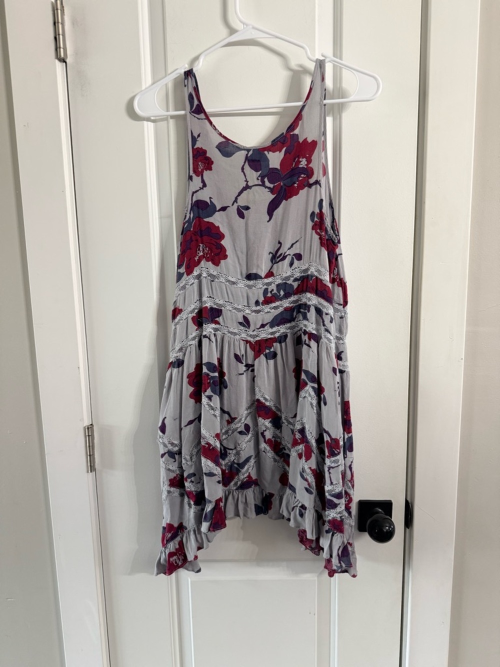 Free People Intimately Floral Lace Trapeze Slip Dress Medium - Picture 4 of 4